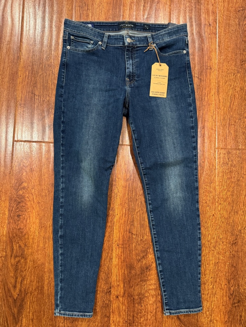 Lucky Brand Women's AVA Indigo Super Skinny Jeans NWT size 12/31
